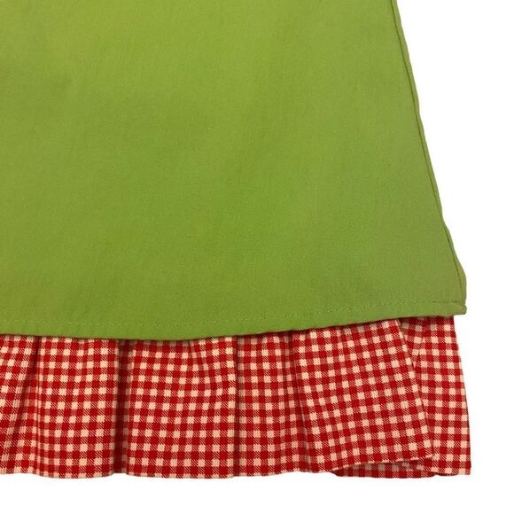 Mulberry Street Reversible‎ Red Green Santa Puppy Christmas Dress Size 6 - Picture 5 of 14